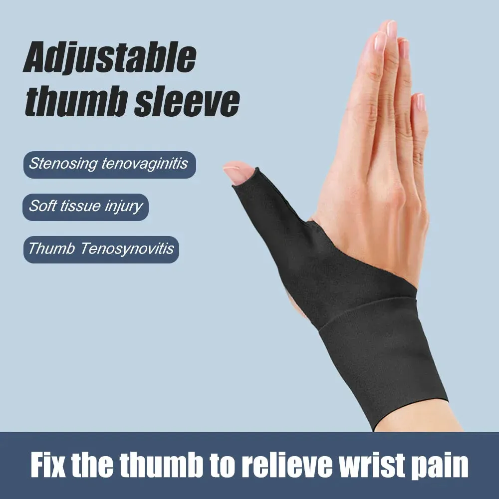 1pc Thumb Wrist Compression Sleeve Splint for Sprained Tendonitis Hand Joint Pain