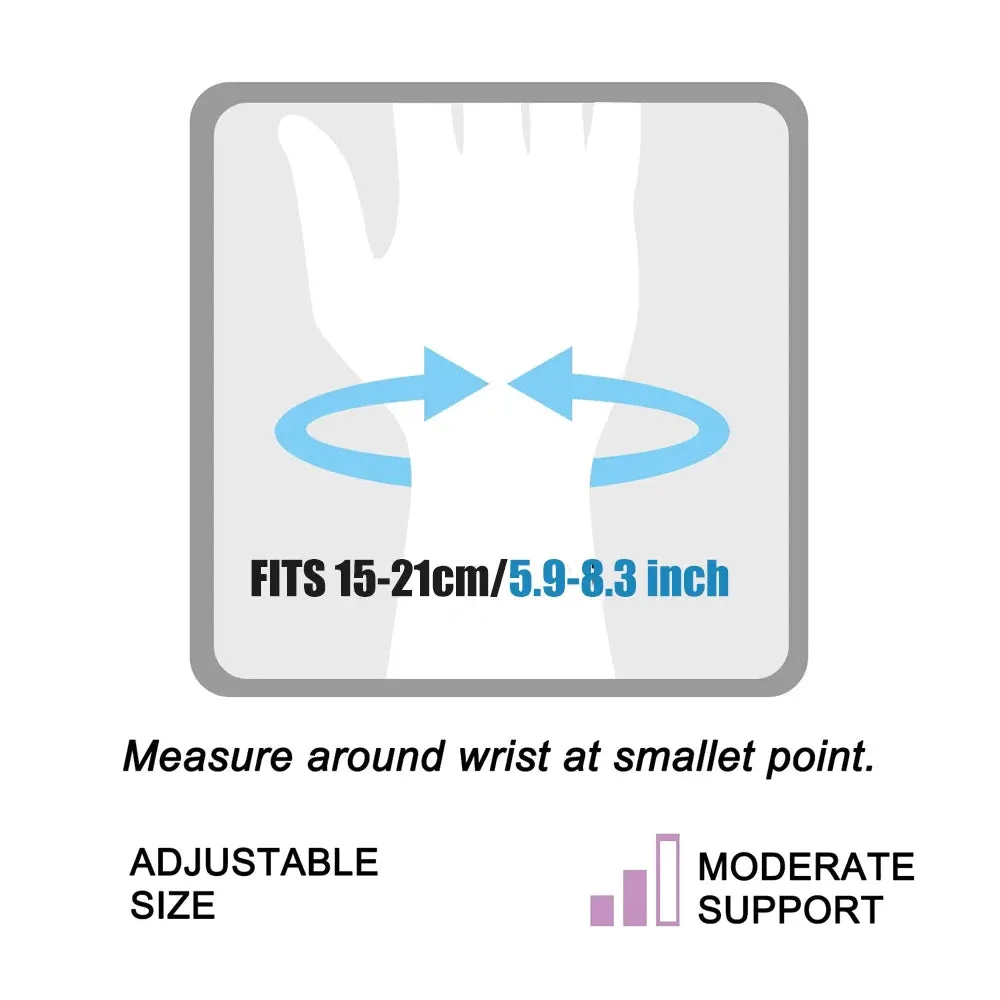1pc Thumb Wrist Compression Sleeve Splint for Sprained Tendonitis Hand Joint Pain