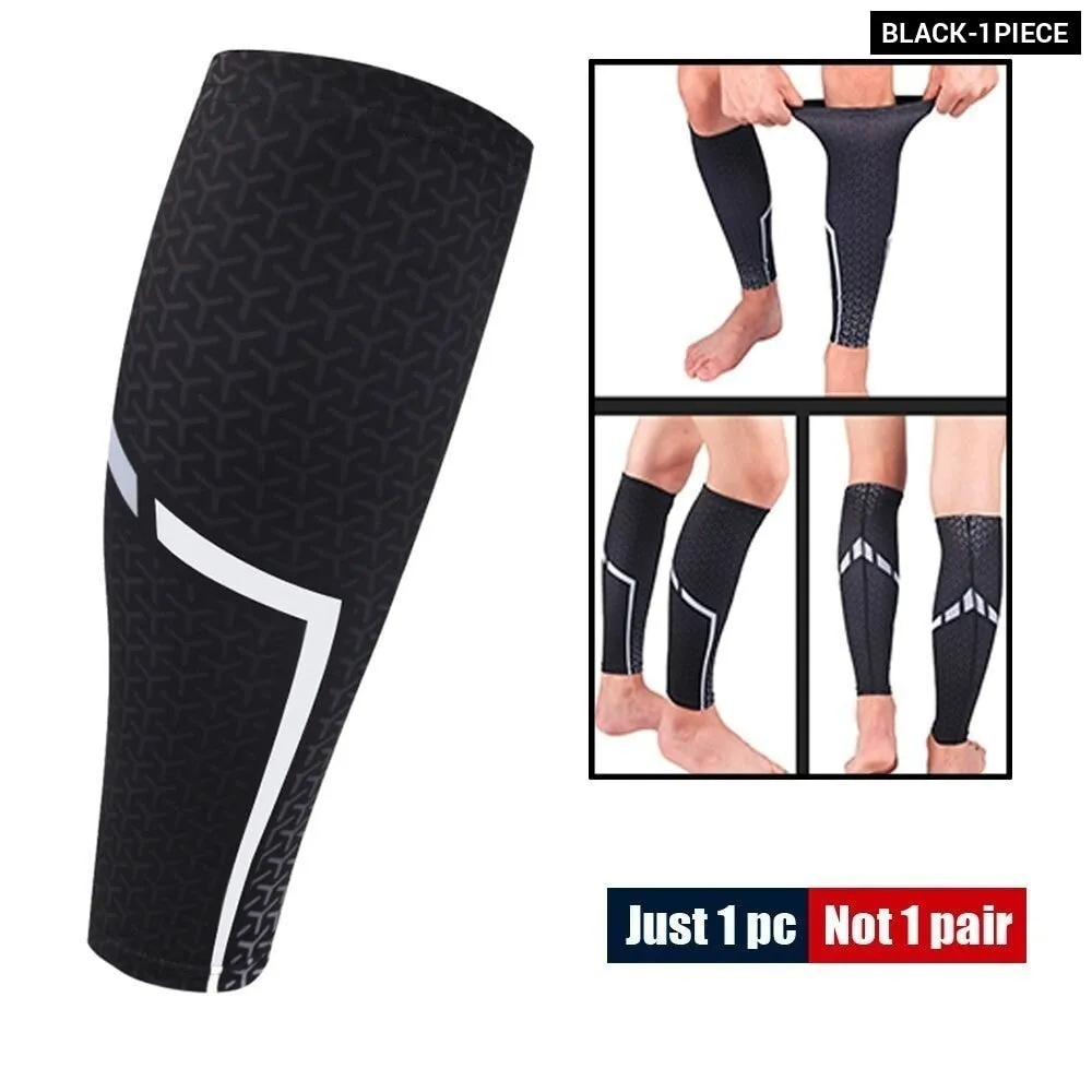 1piece Sports Calf Compression Leg Sleeves for Running Cycling Basketball