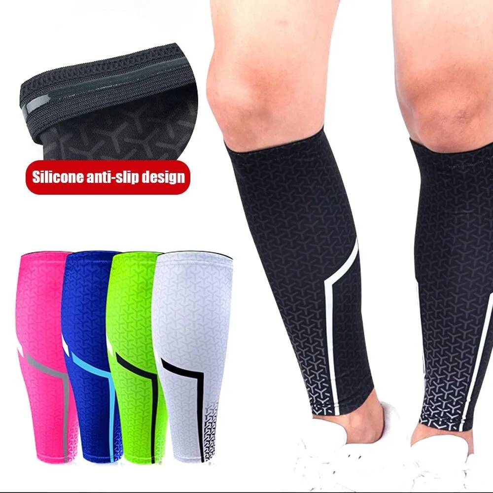 1piece Sports Calf Compression Leg Sleeves for Running Cycling Basketball