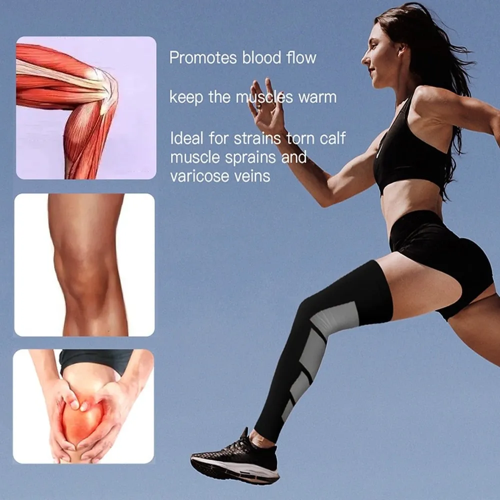 2pcs/pair Anti-slip Breathable Long Leg Bracefor Basketball Football Cycling