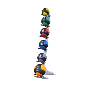 Body Solid Medicine Ball Package: medicine Ball Rack & (1) ea. of 4, 6, 8, 10, 12, and 14 lb. Medicine Balls