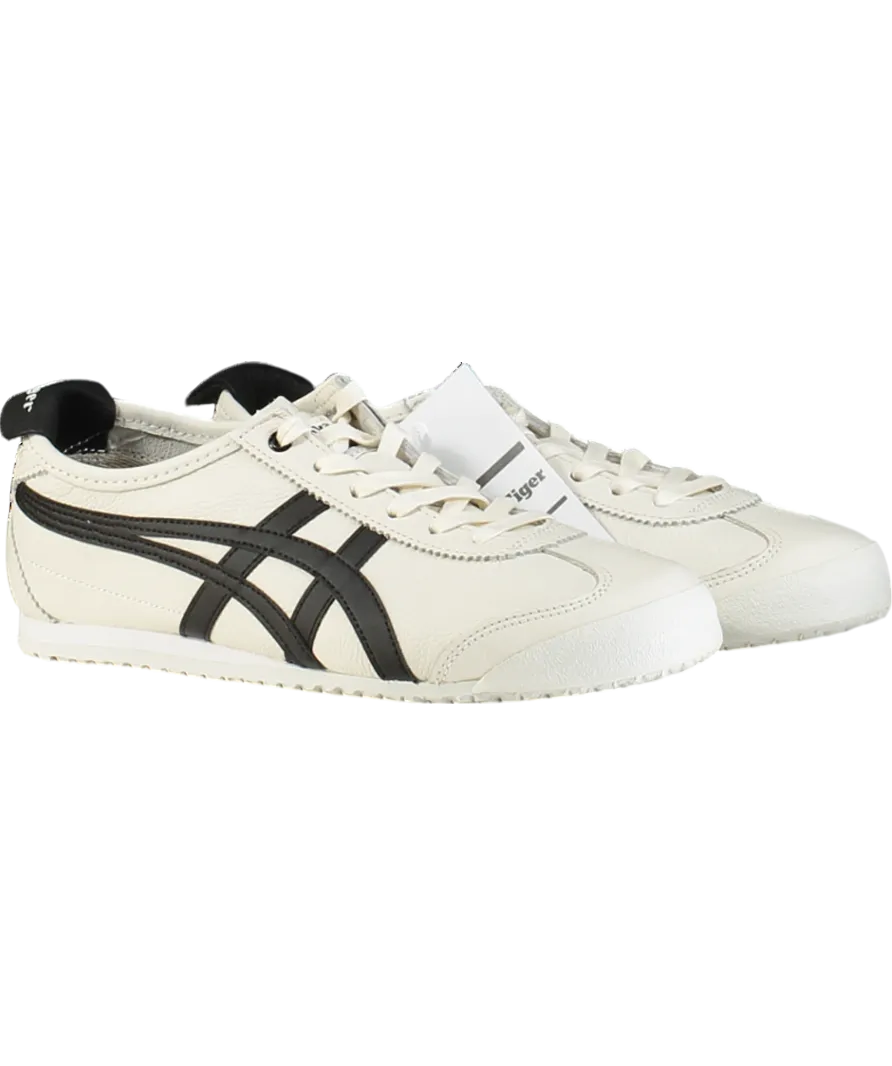 Onitsuka Tiger White Mexico 66 Unisex Leather Trainers White/black UK 4.5 EU 38 