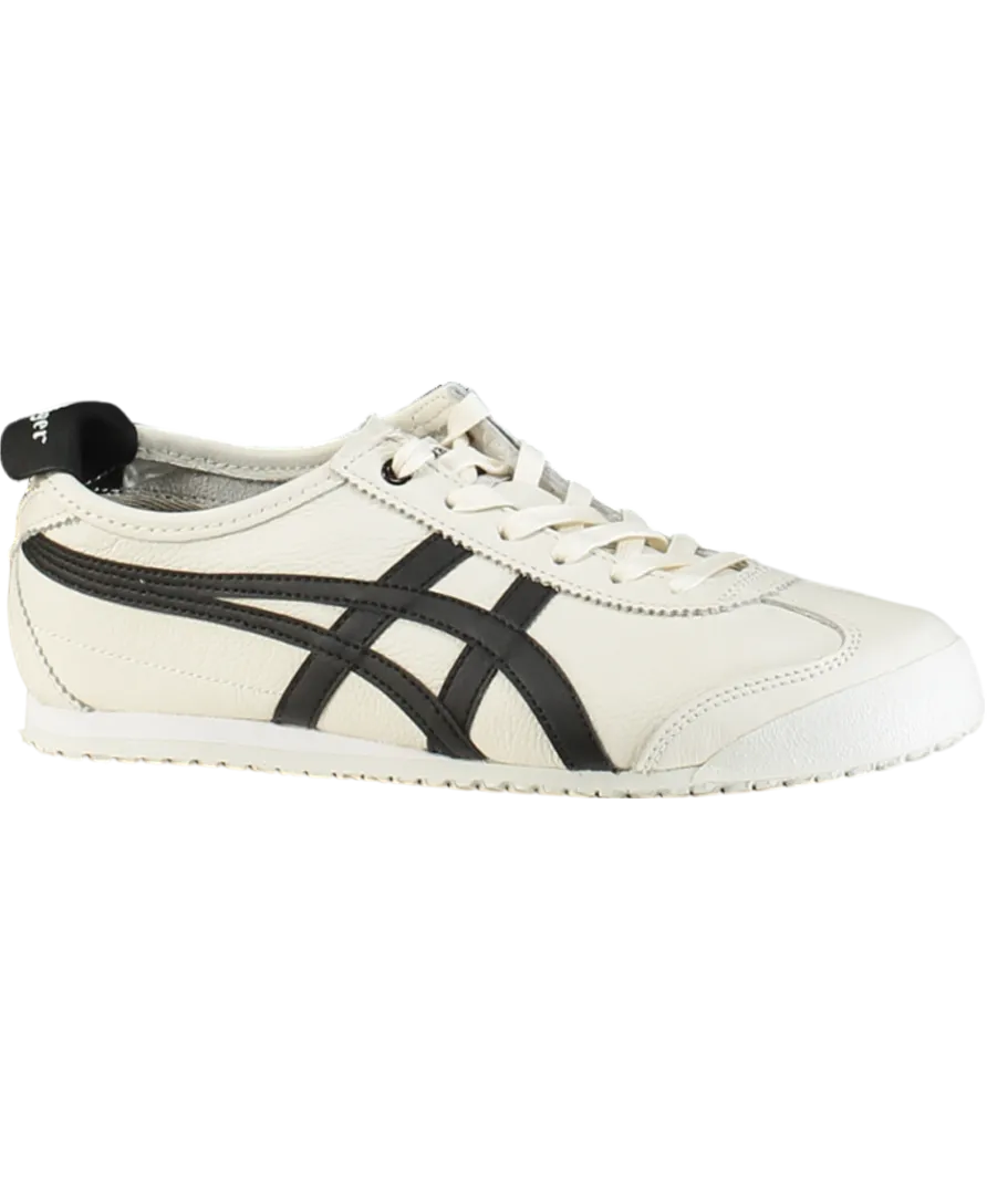 Onitsuka Tiger White Mexico 66 Unisex Leather Trainers White/black UK 4.5 EU 38 
