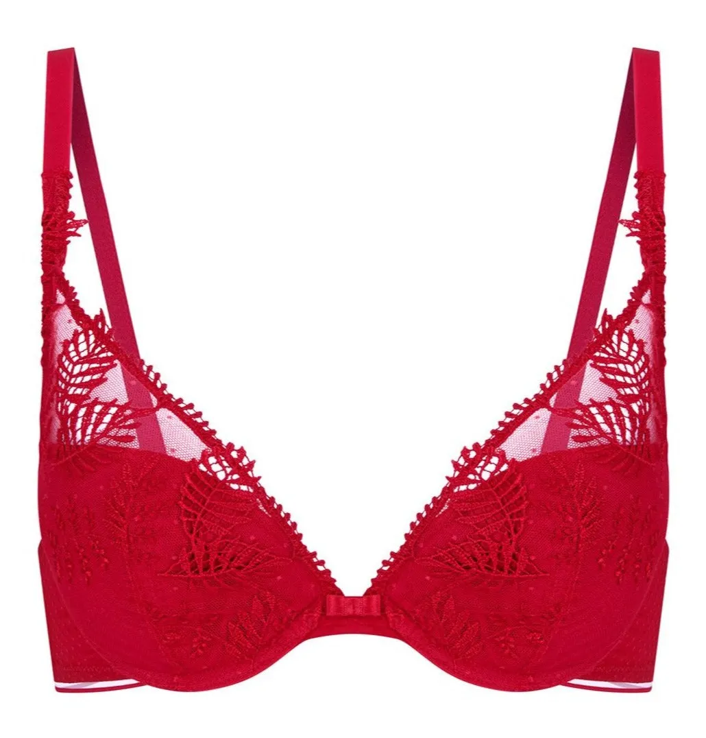 Push-up Decollete Plong, Red