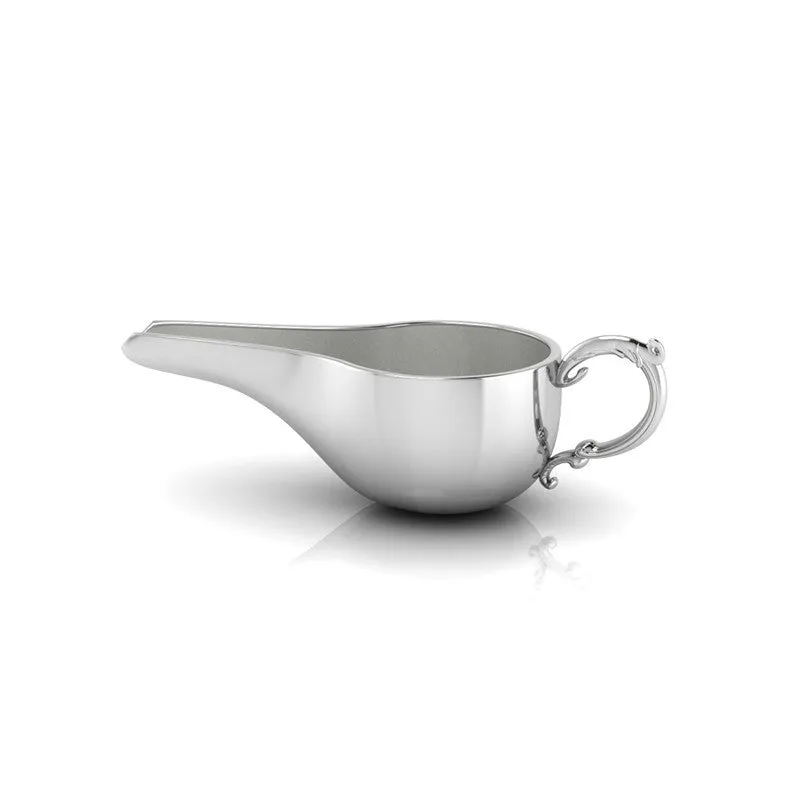 Round Medicine Porringer With Victorian Handle